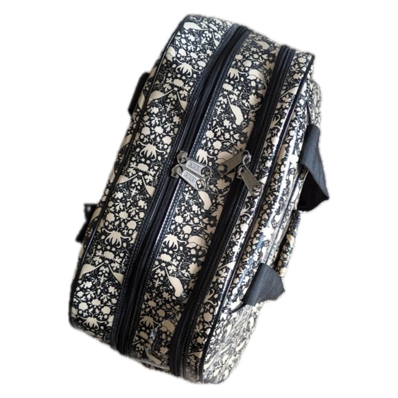 misako weekender bag black beige birds - Picture 2 of 6